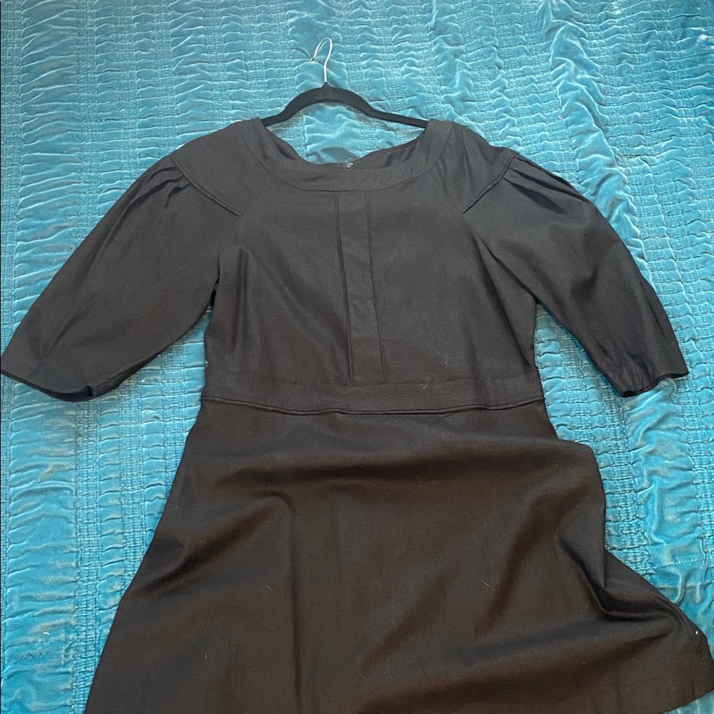 Banana Republic Elegant Black Long Sleeve Dress